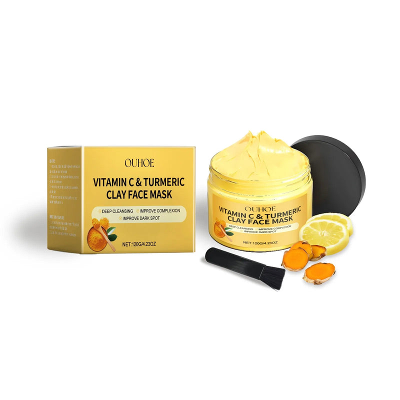 Máscara Facial Esfoliante com Vitamina C e Cúrcuma 
limpeza profunda dos poros