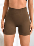 Short Legging de Cintura Alta Elástica, sem costura de alta elasticidade, roupa esportiva feminina para uso interno e externo