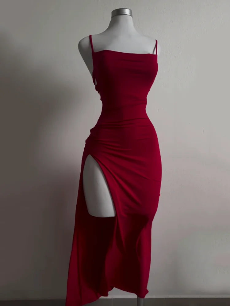 Vestido explosivo de verão, alças finas, alta sensibilidade - Spice Girl