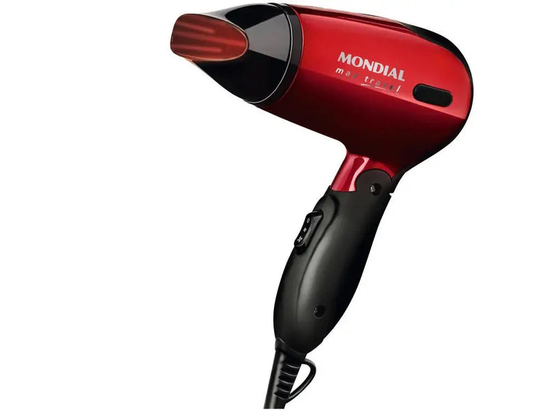 Secador de Cabelo Mondial Max Travel SC-10 Vermelho-Bivolt
