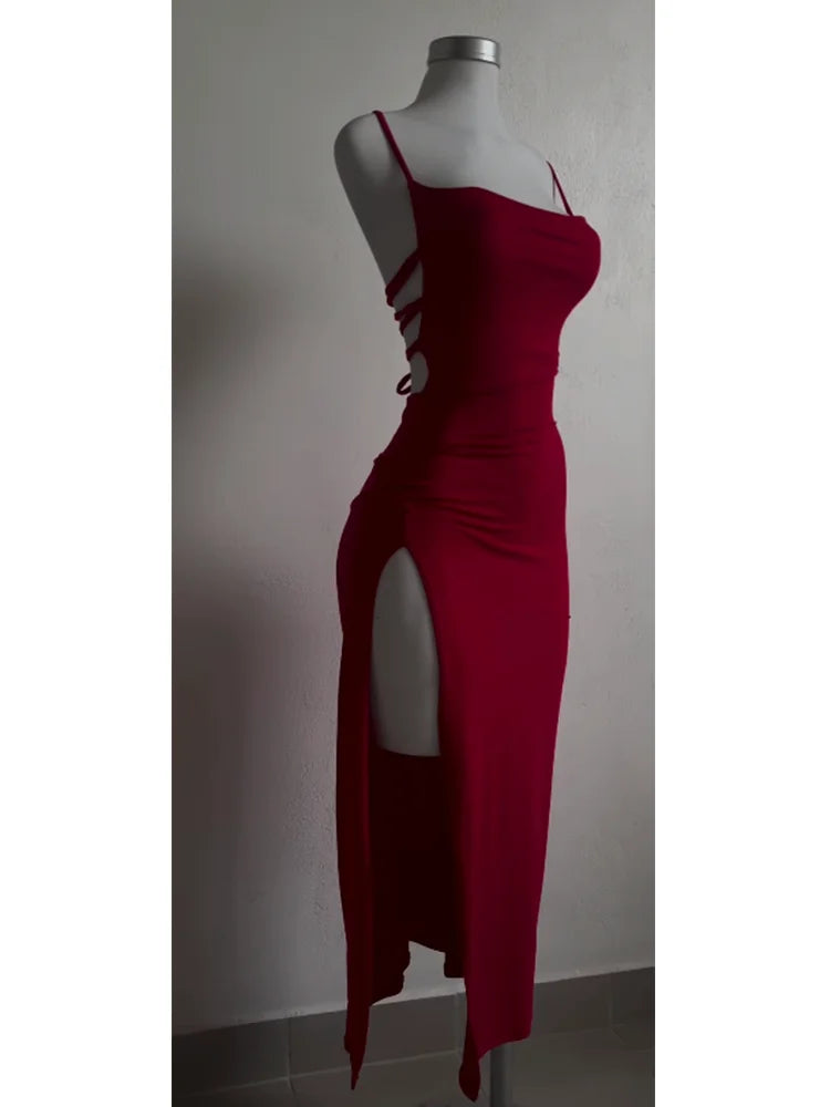 Vestido explosivo de verão, alças finas, alta sensibilidade - Spice Girl
