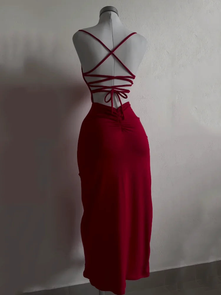 Vestido explosivo de verão, alças finas, alta sensibilidade - Spice Girl