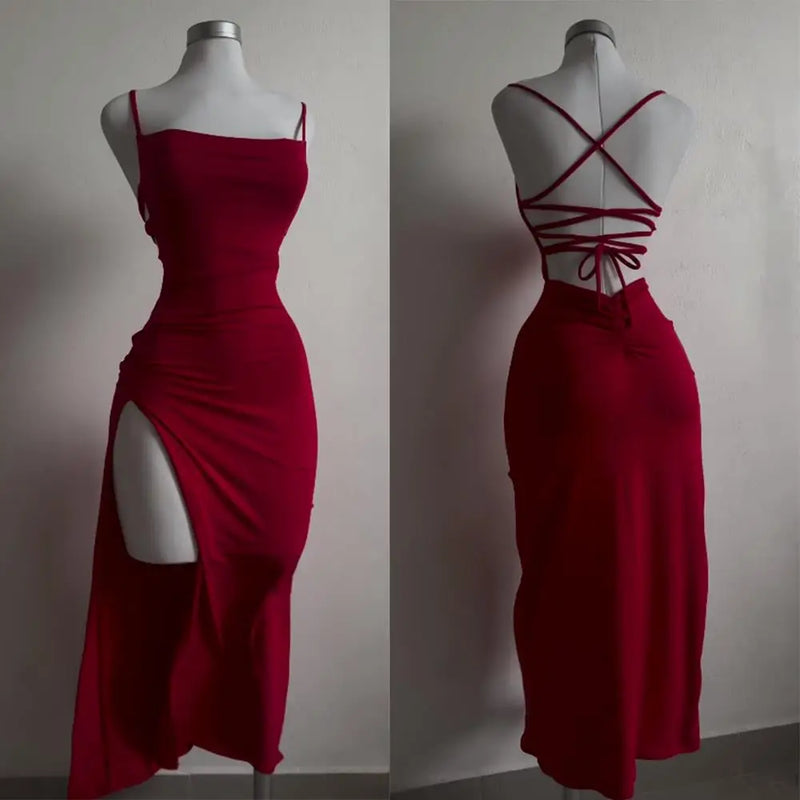 Vestido explosivo de verão, alças finas, alta sensibilidade - Spice Girl