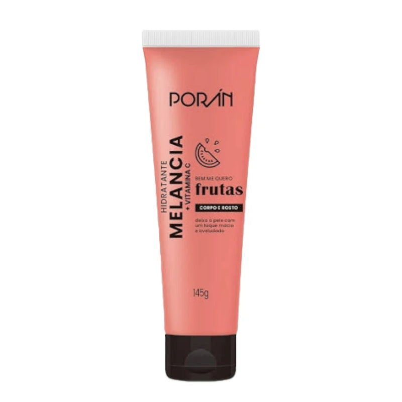 Kit C/3 Itens Esfoliante, Hidratante e Sabonete Corporal e Facial Melancia Porán