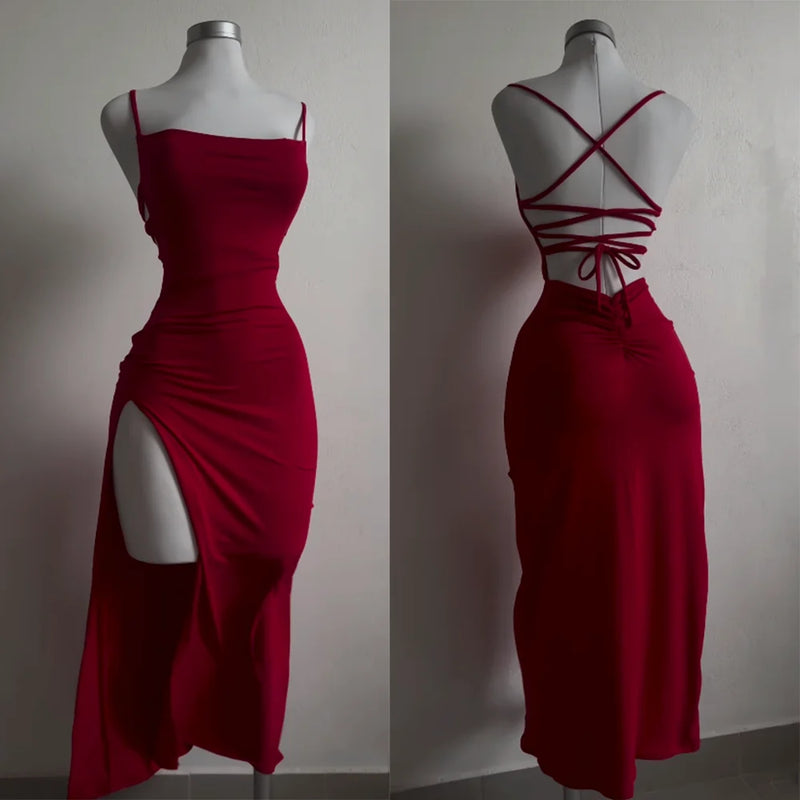 Vestido explosivo de verão, alças finas, alta sensibilidade - Spice Girl