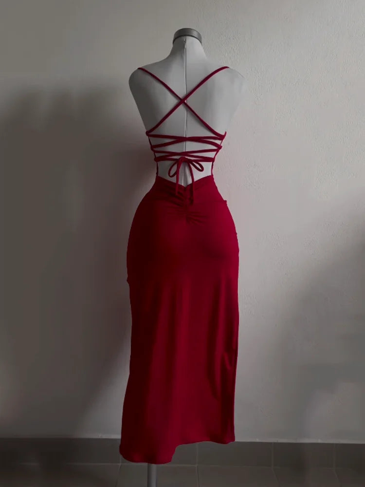 Vestido explosivo de verão, alças finas, alta sensibilidade - Spice Girl