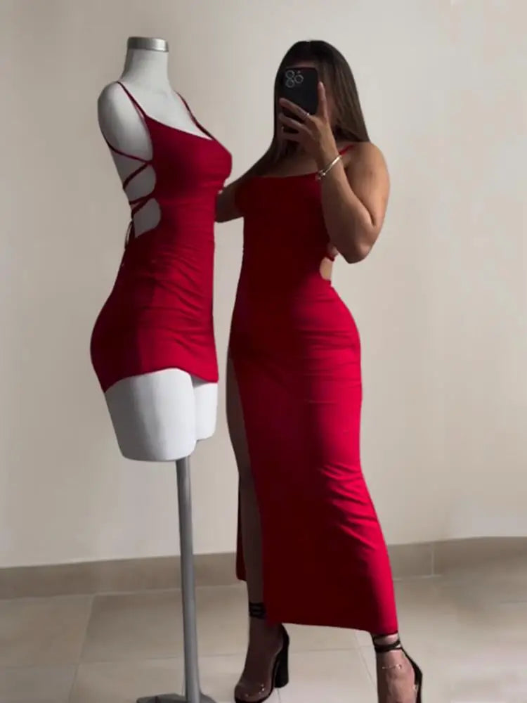 Vestido explosivo de verão, alças finas, alta sensibilidade - Spice Girl