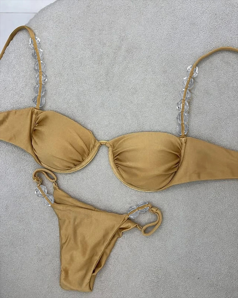 Conjunto de Biquíni Duas Peças Cintura Baixa