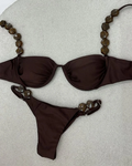 Conjunto de Biquíni Duas Peças Cintura Baixa
